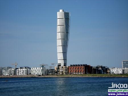 ساختمانی با قسمت بالایی چرخان در 54 طبقه، سوئد