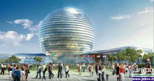 موزه آینده و موزه ویژه تاریخ کشور قزاقستان در یک کُره بسیار بزرگ
