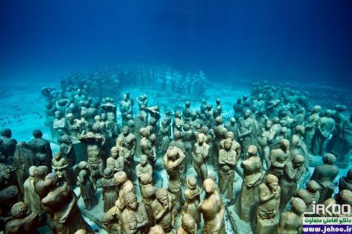 خاص ترین موزه جهان در  زیر آب های کشور مکزیک