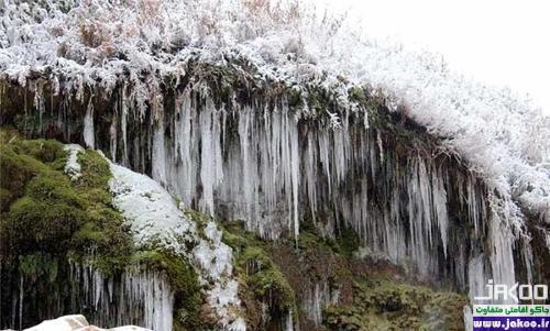 سفری زمستانی به منطقه زیبای آبشار آسیاب خرابه شهر جلفا